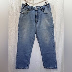 Canyon River Blues Men's Faded Light Blue Straight Jeans